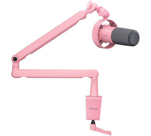 Проводной микрофон FIFINE T688 розовый
