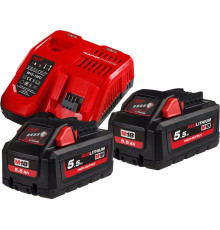 Аккумулятор с зарядным устройством Milwaukee M18 HNRG-552 18В/5.5 Ah + 12-18В