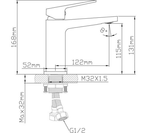 Смеситель AV Engineering AVPOS1-A171-110