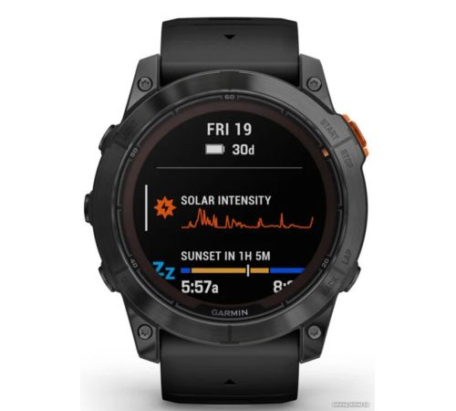 Умные часы Garmin Fenix 7X Pro Solar сланцево-серый/черный