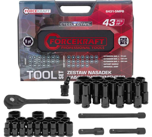 Универсальный набор инструментов ForceKraft FK-6431-5MPB 62299