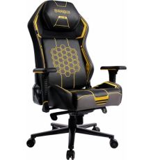 Игровое геймерское кресло Brabix GM-180 532953 черный/желтый