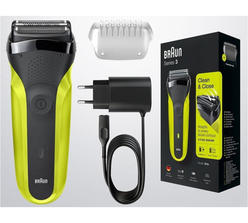 Электробритва Braun Series 3 300s зеленый