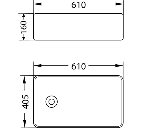 Умывальник Lauter 21518-1 + Reef 21CK8678C