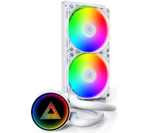 Система жидкостного охлаждения для процессора Montech LightFlow ARGB 240 белый