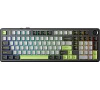 Клавиатура AULA F99 Pro черный/белый/зеленый, Leobog Star Vector