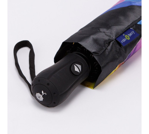 Зонт Rain Berry 734-23340.2 черный/голубой
