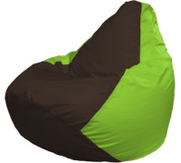 Кресло-мешок Flagman Груша Макси Г2.1-325 салатовый/коричневый