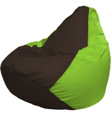 Кресло-мешок Flagman Груша Макси Г2.1-325 салатовый/коричневый