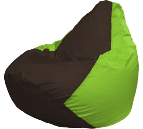 Кресло-мешок Flagman Груша Макси Г2.1-325 салатовый/коричневый