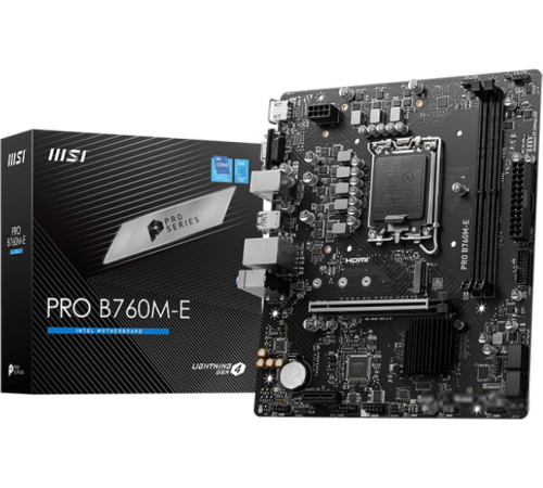 Материнская плата MSI Pro B760M-E
