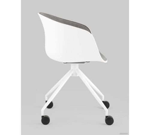 Офисное кресло Stool Group Libra SL-7040ZB рогожка серый