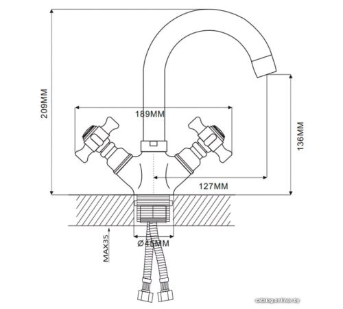 Смеситель Ekko E13024