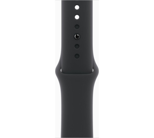 Умные часы Apple Watch Series 11 46 мм алюминиевый корпус, черный/черный, спортивный силиконовый ремешок S/M