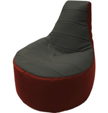 Кресло-мешок Flagman Трон Т1.3-38 серый/красный