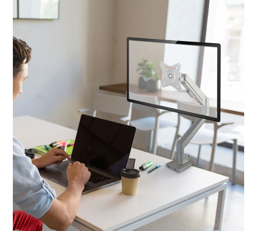 Кронштейн для монитора Arm Media LCD-T35 серебристый