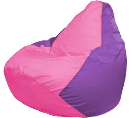 Кресло-мешок Flagman Груша Макси Г2.1-194 сиреневый/розовый