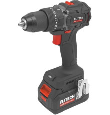 Ударная дрель-шуруповерт ELITECH HD Professional CD 20ISL2 E2201.041.02 с 2-мя АКБ 4 Ач, кейс