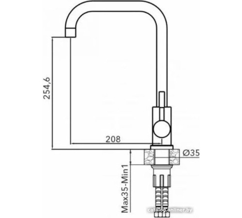 Смеситель AV Engineering AVZAR4-B304GT-736