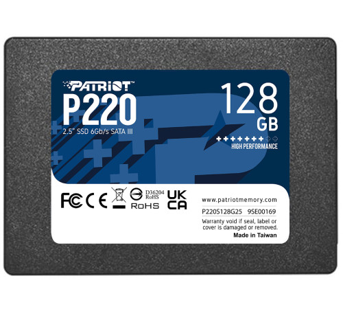 SSD Patriot P220 128GB P220S128G25