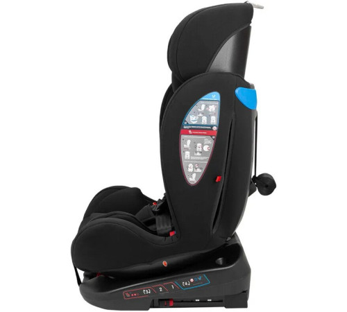 Детское автокресло Forsage Kids BS12 black