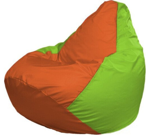 Кресло-мешок Flagman Груша Макси Г2.1-215 салатовый/оранжевый