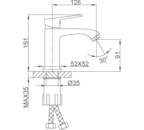 Смеситель FRAP F1076-9
