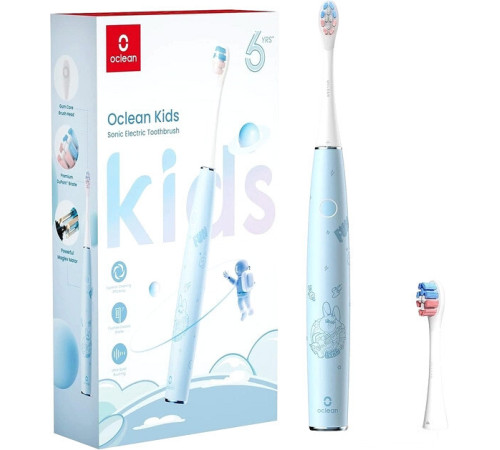 Электрическая зубная щетка Oclean Kids голубой
