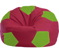 Кресло-мешок Flagman Мяч Стандарт М1.1-305 бордовый/салатовый