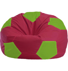 Кресло-мешок Flagman Мяч Стандарт М1.1-305 бордовый/салатовый