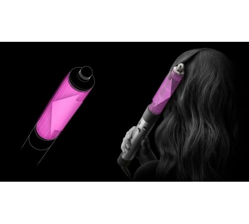 Фен-стайлер Dyson Airwrap Origin HS02 с переходником на евровилку, никель/медный