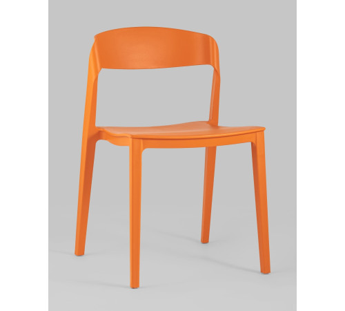 Стул Stool Group Moris пластик оранжевый