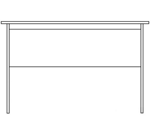 Стол Mio Tesoro Кастор 120x65 2.03.06.020.1 белый