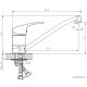 Смеситель Esko K14 Black