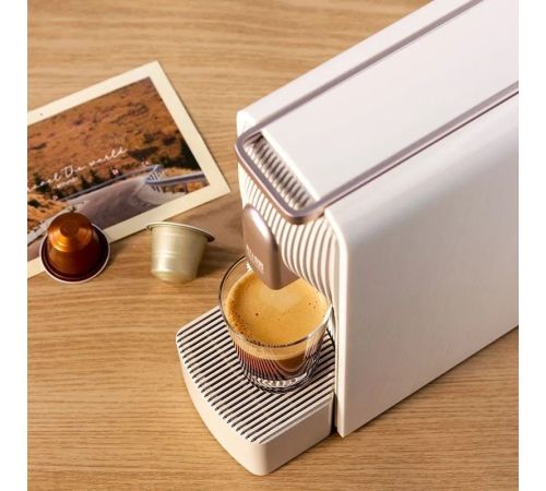 Капсульная кофеварка Scishare Capsule Coffee Machine S1109 евровилка, золотистый