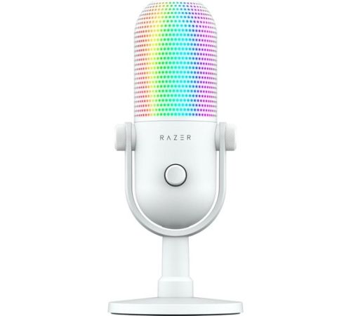 Проводной микрофон Razer Seiren V3 Chroma Mercury White