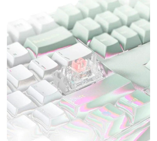 Клавиатура Ugreen KU103 зеленый/белый