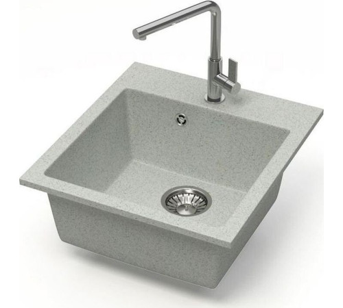 Кухонная мойка MARRBAXX Карельский камень модель 38/Q10 серый/светло-серый