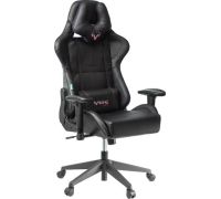 Игровое геймерское кресло Zombie Viking 5 Aero Black Edition искусственная кожа черный