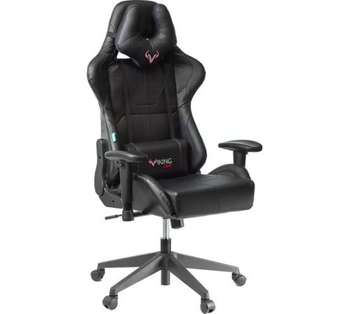 Игровое геймерское кресло Zombie Viking 5 Aero Black Edition искусственная кожа черный