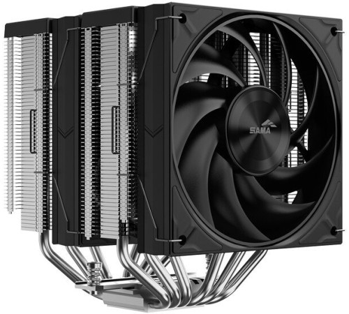 Кулер для процессора Sama A60E серебристый/черный