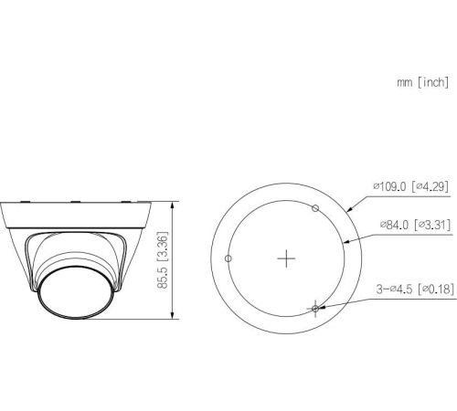 IP-камера Dahua DH-IPC-HDW1230T1P-0360B-S5