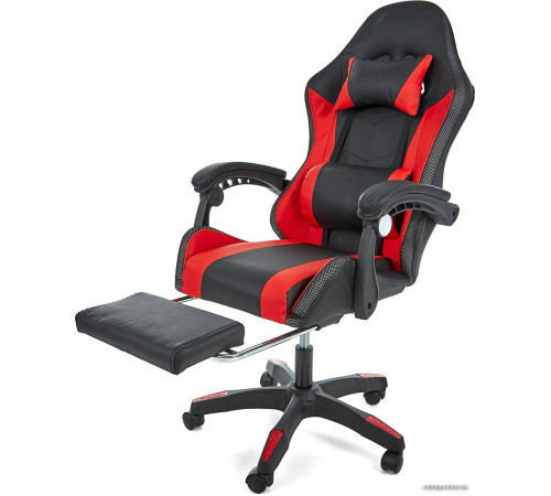 Игровое геймерское кресло Jiqiao DG8003 черный/красный