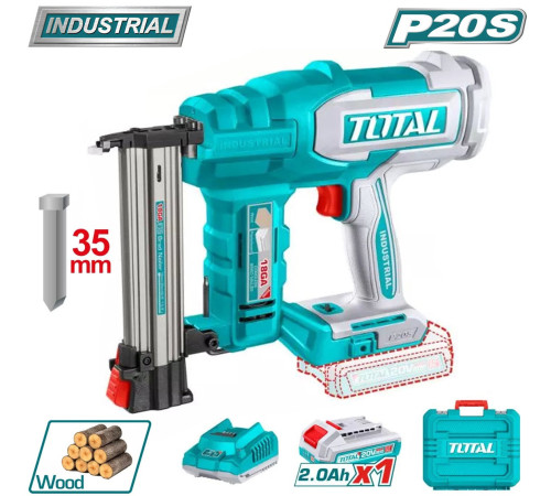 Гвоздезабиватель Total TCBNLI2008 с 1-им АКБ, кейс