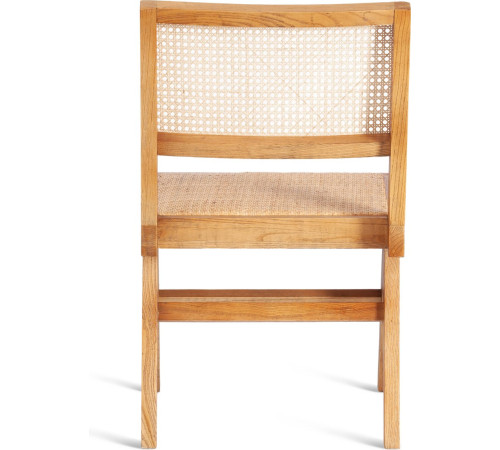 Стул TetChair Loki дерево вяз/ротанг 51x44x86 груша №3