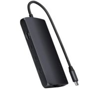 Док-станция Satechi USB-C Multiport Adapter 8K With Ethernet V3 ST-P8KED черный