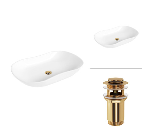 Умывальник Lauter 21570 + клапан 21190G