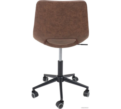 Офисное кресло AksHome Gin темно-коричневый/черный