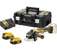 Угловая шлифмашина DeWalt DCG405P2 с 2-мя АКБ, кейс