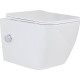 Унитаз подвесной Roxen Cube Tornado Bidet в комплекте с инсталляцией StounFix Dual Fresh 6 в 1 868571 кнопка: сатин матовая